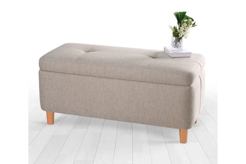 Mansi Sittpuff 100 cm Beige - Möbler - Vardagsrum - Stolar & sittmöbler - Sittpuff