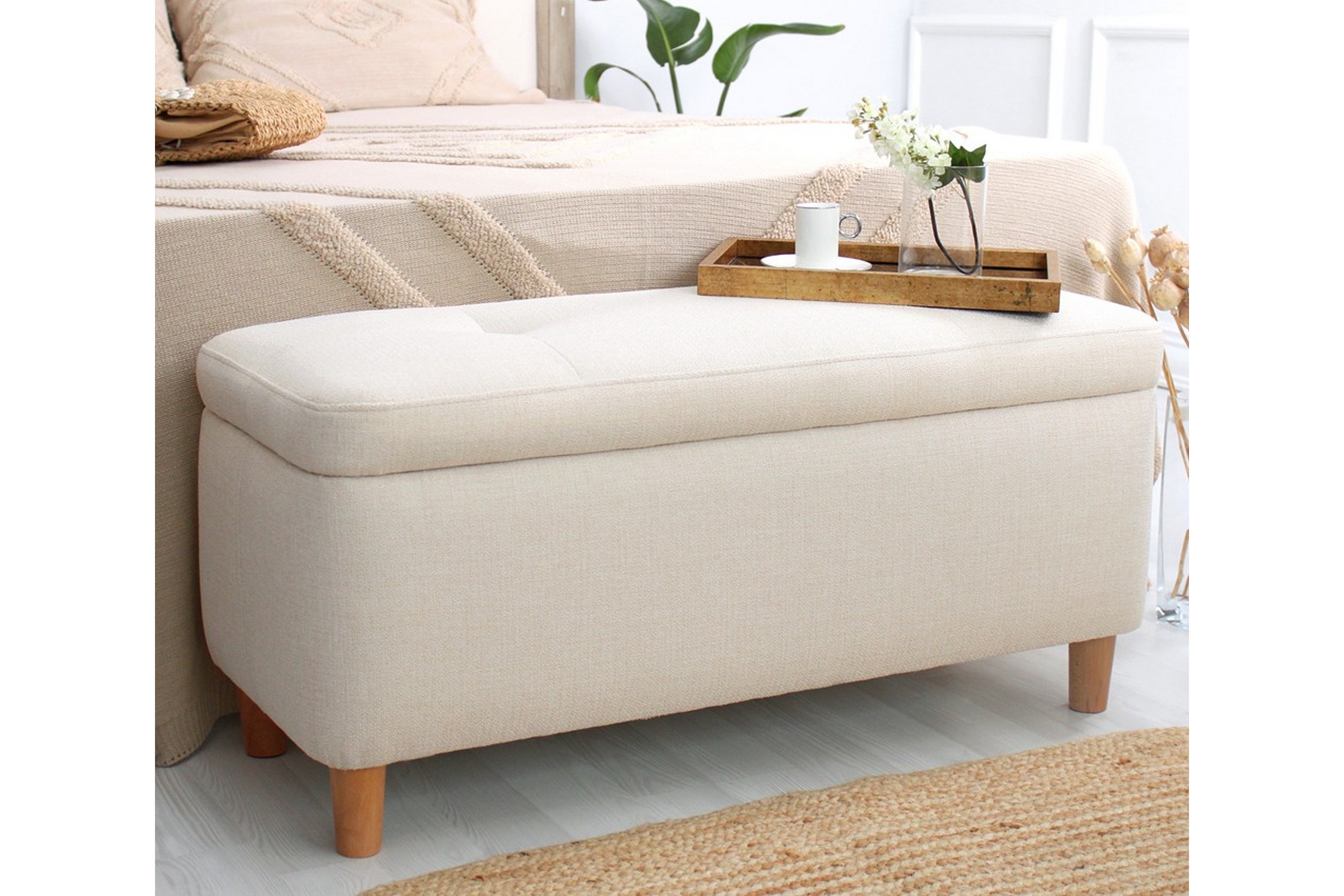 Mansi Sittpuff 100 cm Cream - Sittpuff