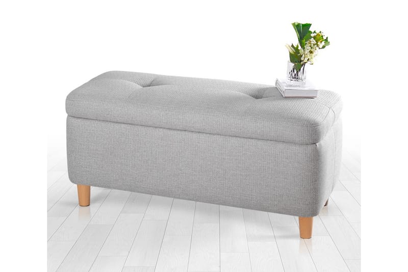 Mansi Sittpuff 100 cm Ljusgrå - Möbler - Vardagsrum - Stolar & sittmöbler - Sittpuff