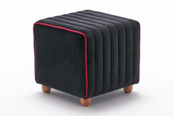 MOMAYA Sittpuff Svart/Natur