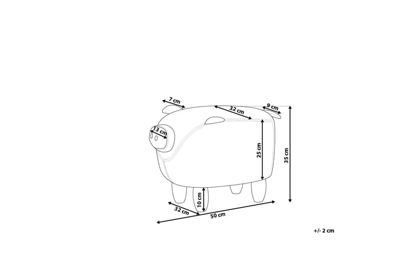 PIGGY Sittpuff 50 cm - Möbler - Vardagsrum - Stolar & sittmöbler - Sittpuff