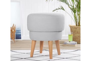 Veccio Sittpuff 47 cm Ljusgrå