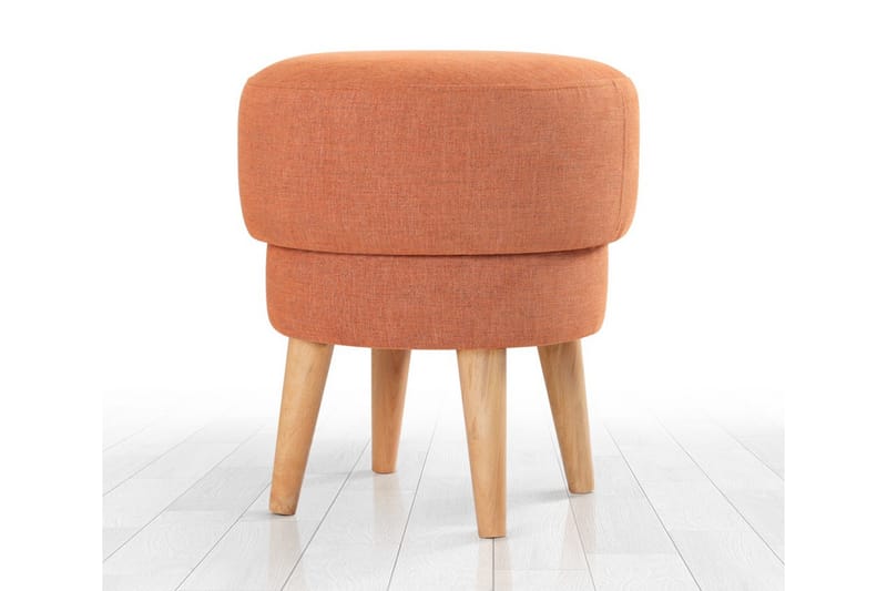 Veccio Sittpuff 47 cm Orange - Möbler - Vardagsrum - Stolar & sittmöbler - Sittpuff