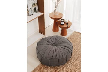 Vintage Sittpuff 60 cm Antracit