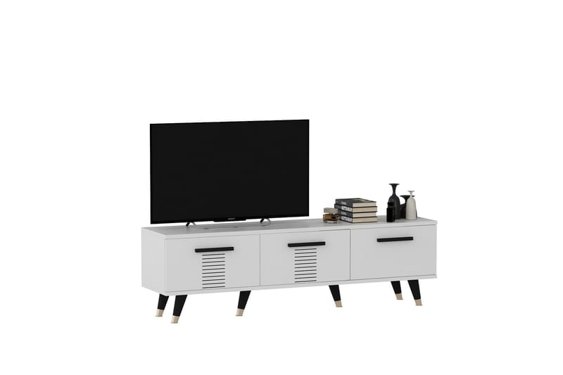 ASIMO Tv-bänk 150x35 cm Vit - Möbler - Vardagsrum - Tv-möbler & mediamöbler - Tv-bänkar