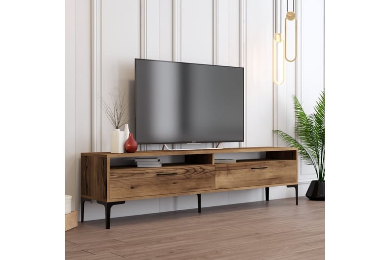 ASKEDAL Tv-bänk 180 cm Valnöt - Möbler - Vardagsrum - Tv-möbler & mediamöbler - Tv-bänkar