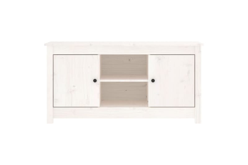 beBasic Tv-bänk vit 103x36,5x52 cm massiv furu - Möbler - Vardagsrum - Tv-möbler & mediamöbler - Tv-bänkar