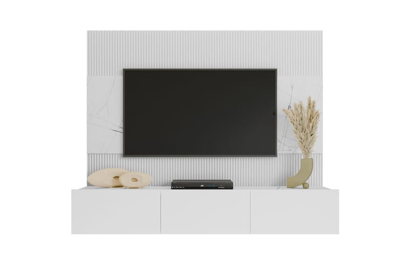 Bernice Tv-skåp 38x150 cm Vit - Möbler - Vardagsrum - Tv-möbler & mediamöbler - Tv-skåp