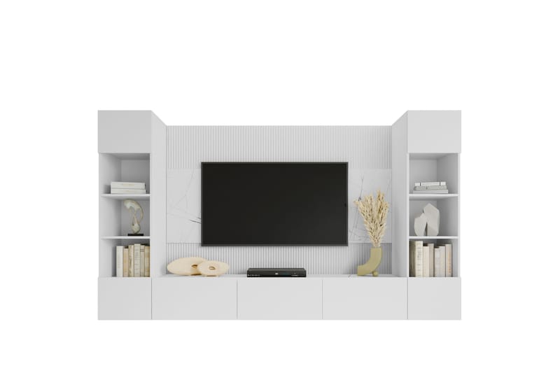 Bernice Tv-skåp 38x150 cm Vit - Möbler - Vardagsrum - Tv-möbler & mediamöbler - Tv-skåp