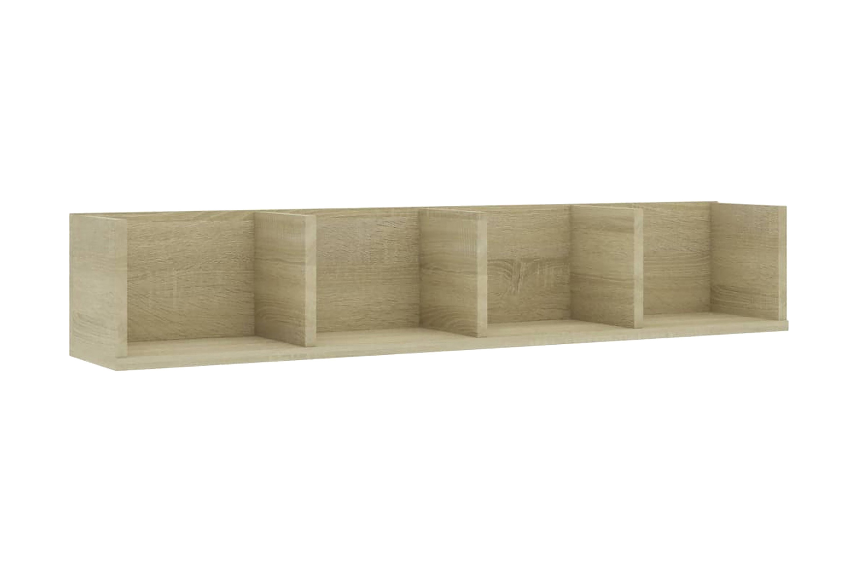 CD-hylla sonama-ek 100x18x18 cm spånskiva – Beige