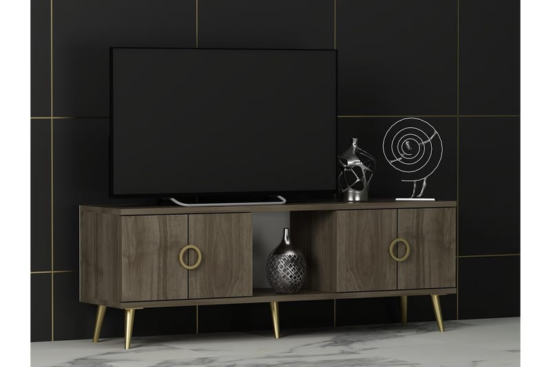 Cey Tv-bänk 120 cm Valnöt - Möbler - Vardagsrum - Tv-möbler & mediamöbler - Tv-bänkar