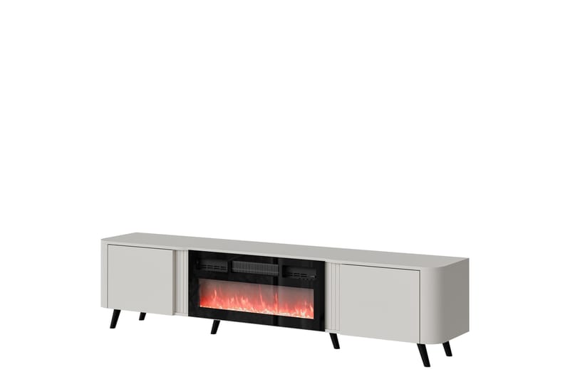 Clement Tv-bänk 200 cm - Beige - Möbler - Vardagsrum - Tv-möbler & mediamöbler - Tv-bänkar