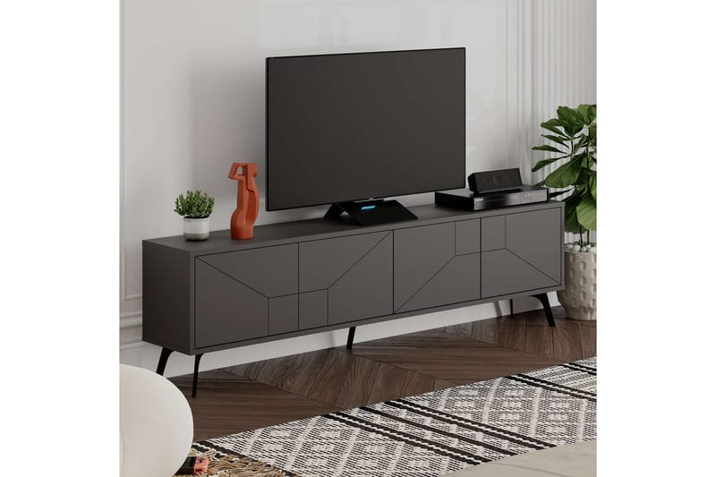 Dune  Tv-bänk 180 cm Antracit - Möbler - Vardagsrum - Tv-möbler & mediamöbler - Tv-bänkar