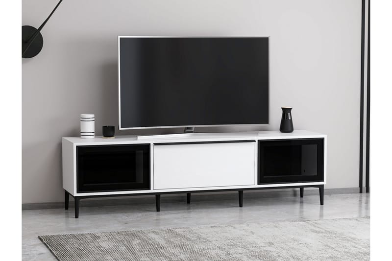 ELEVATE Tv-bänk 180 cm Vit - Möbler - Vardagsrum - Tv-möbler & mediamöbler - Tv-bänkar