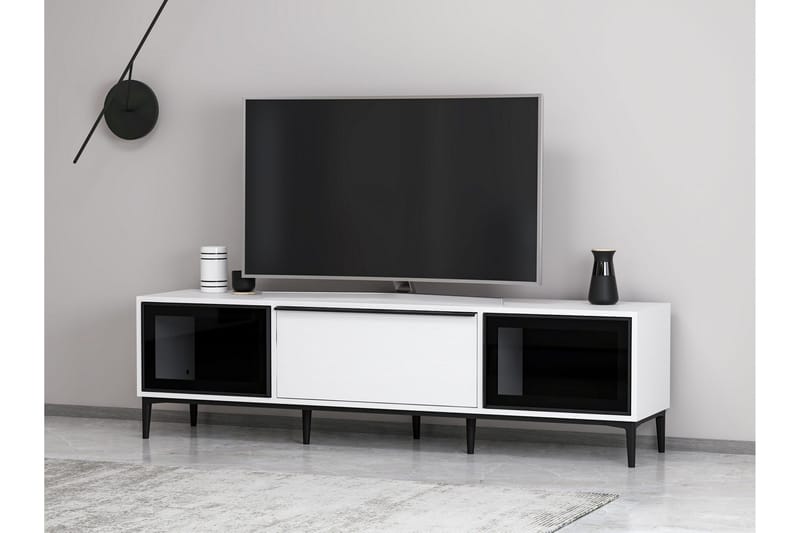 ELEVATE Tv-bänk 180 cm Vit - Möbler - Vardagsrum - Tv-möbler & mediamöbler - Tv-bänkar