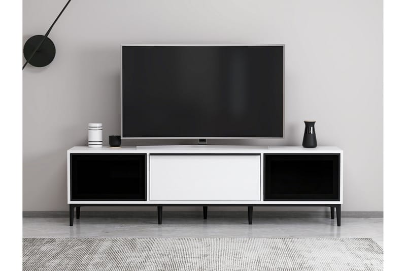 ELEVATE Tv-bänk 180 cm Vit - Möbler - Vardagsrum - Tv-möbler & mediamöbler - Tv-bänkar