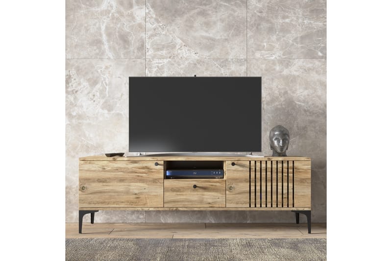 Elspet Tv-bänk 150 cm Brun - Möbler - Vardagsrum - Tv-möbler & mediamöbler - Tv-bänkar