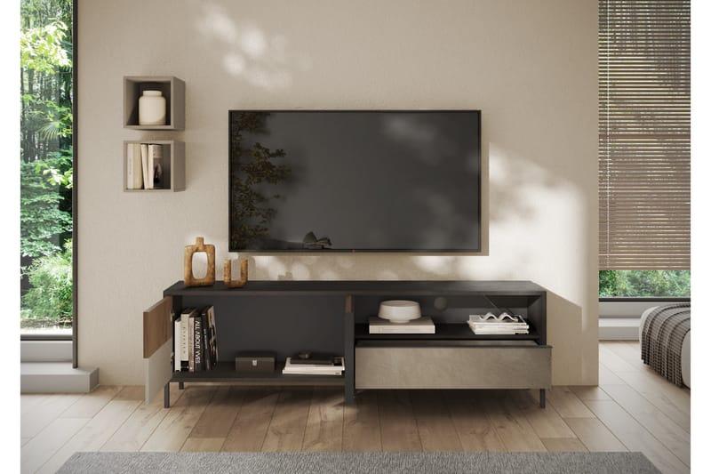 Everest Tv-bänk 206x40 cm - Mässing - Möbler - Vardagsrum - Tv-möbler & mediamöbler - Tv-bänkar