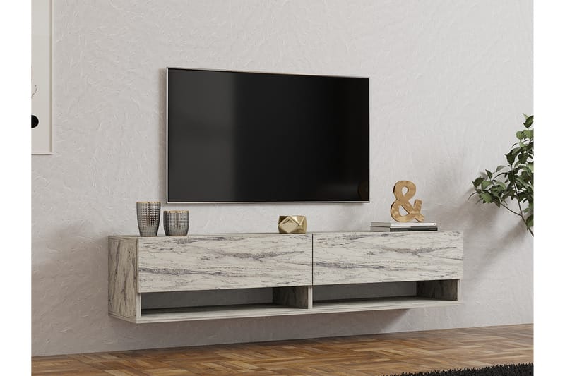 FETISL Tv-bänk 141 cm Beige - Möbler - Vardagsrum - Tv-möbler & mediamöbler - Tv-bänkar