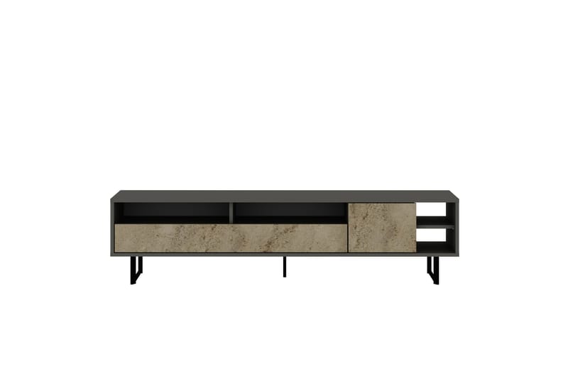 Gazali Tv-bänk 180 cm - Grå/Travertine - Möbler - Vardagsrum - Tv-möbler & mediamöbler - Tv-bänkar