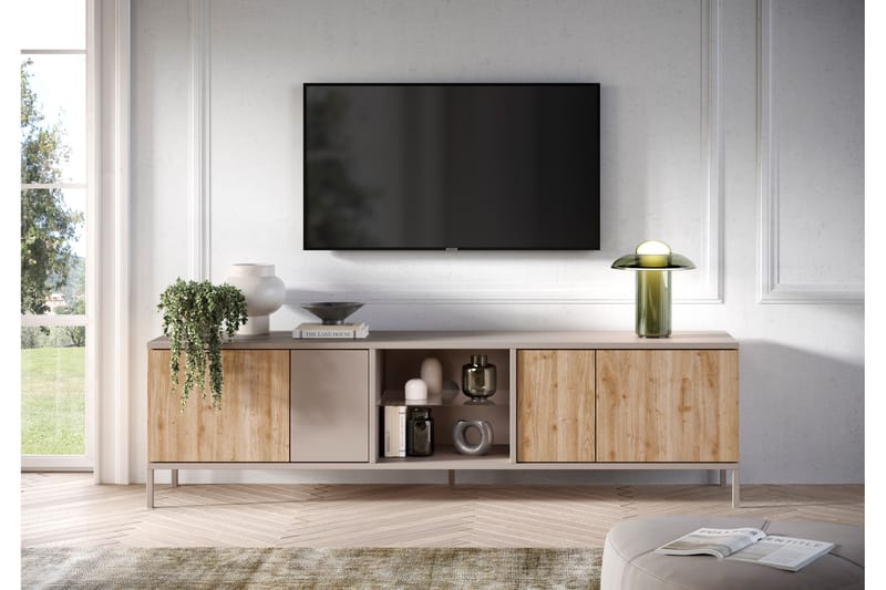 Gent Tv-bänk 210x43 cm - Brun - Möbler - Vardagsrum - Tv-möbler & mediamöbler - Tv-bänkar