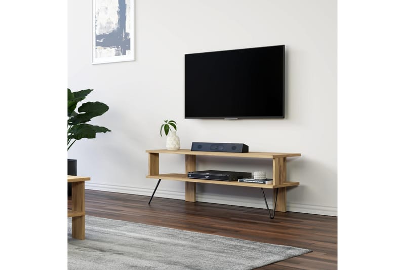 Greger Tv-bänk 120 cm - Ek - Möbler - Vardagsrum - Tv-möbler & mediamöbler - Tv-bänkar