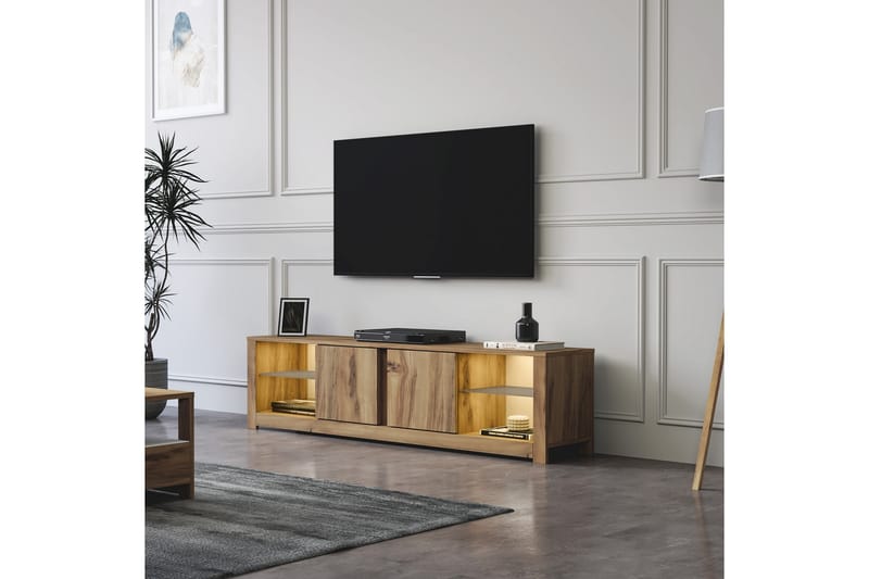 Griselda Tv-bänk 180 cm - Ek - Möbler - Vardagsrum - Tv-möbler & mediamöbler - Tv-bänkar