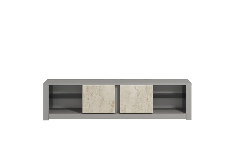 Griselda Tv-bänk 180 cm - Grå/Travertine - Möbler - Vardagsrum - Tv-möbler & mediamöbler - Tv-bänkar