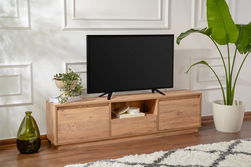 Gulliver Tv-bänk 160 cm - Brun - Möbler - Vardagsrum - Tv-möbler & mediamöbler - Tv-bänkar