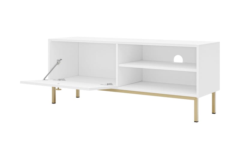 Hermann Tv-bänk 120 cm Vit - Möbler - Vardagsrum - Tv-möbler & mediamöbler - Tv-bänkar