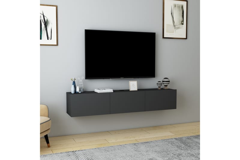 Hopper Tv-bänk 160 cm Antracit - Möbler - Vardagsrum - Tv-möbler & mediamöbler - Tv-bänkar