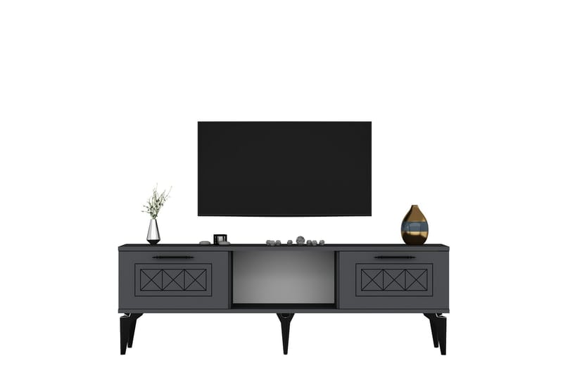 Housley Tv-bänk 150 cm Antracit - Möbler - Vardagsrum - Tv-möbler & mediamöbler - Tv-bänkar