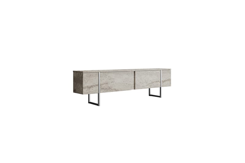 Luxe  Tv-bänk 180 cm Beige/Silver - Möbler - Vardagsrum - Tv-möbler & mediamöbler - Tv-bänkar