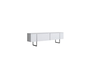 Luxe  Tv-bänk 180 cm Vit/Silver