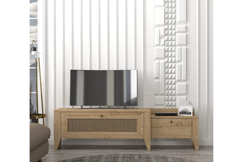 MADURA Tv-bänk 180x35 cm Brun - Möbler - Vardagsrum - Tv-möbler & mediamöbler - Tv-bänkar