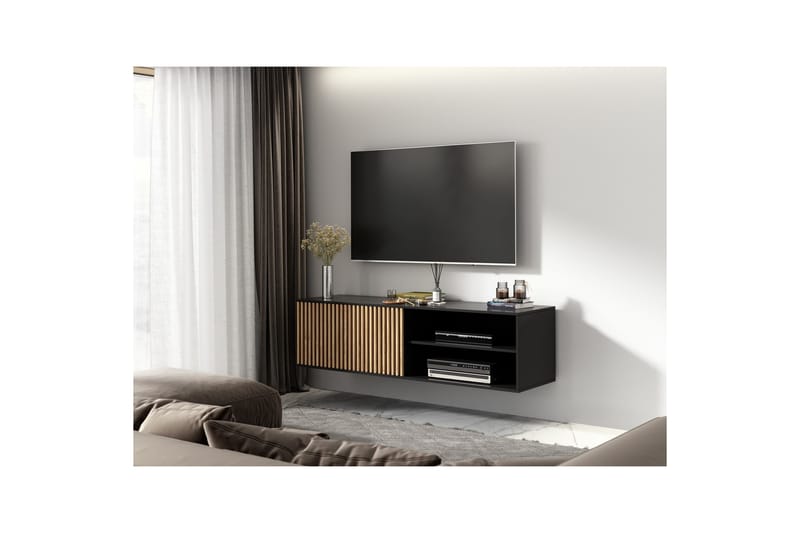 Meorati Tv-bänk 40x150 cm Brun - Möbler - Vardagsrum - Tv-möbler & mediamöbler - Tv-bänkar