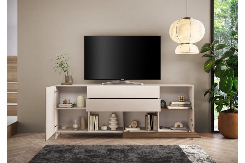 Monaco Tv-bänk 241x42 cm - Mässing - Möbler - Vardagsrum - Tv-möbler & mediamöbler - Tv-bänkar