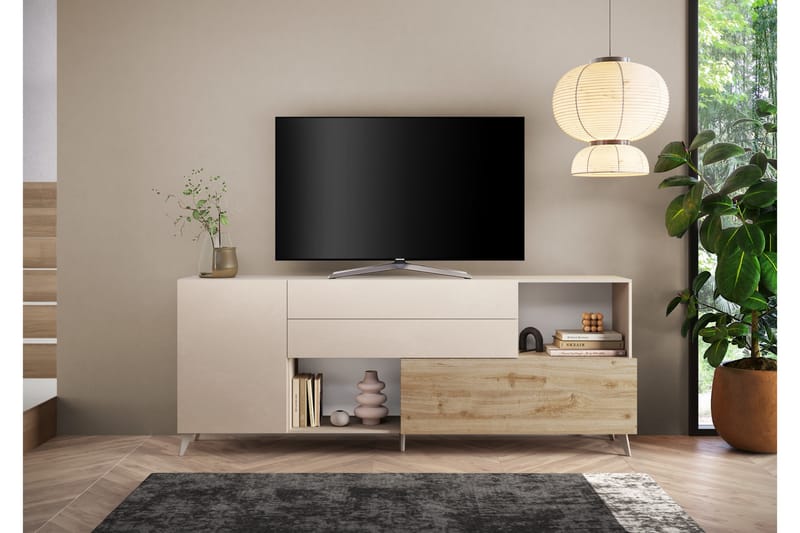 Monaco Tv-bänk 241x42 cm - Mässing - Möbler - Vardagsrum - Tv-möbler & mediamöbler - Tv-bänkar