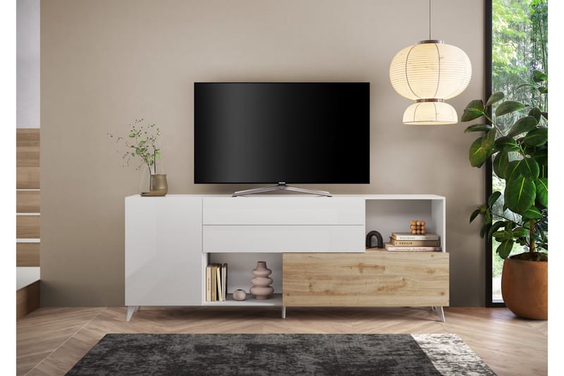 Monaco Tv-bänk 241x42 cm - Mässing - Möbler - Vardagsrum - Tv-möbler & mediamöbler - Tv-bänkar