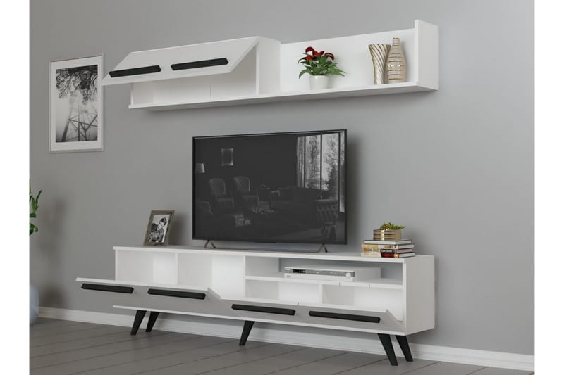 MONO Tv-möbelset 180x22 cm Vit - Möbler - Vardagsrum - Tv-möbler & mediamöbler - Tv-möbelset