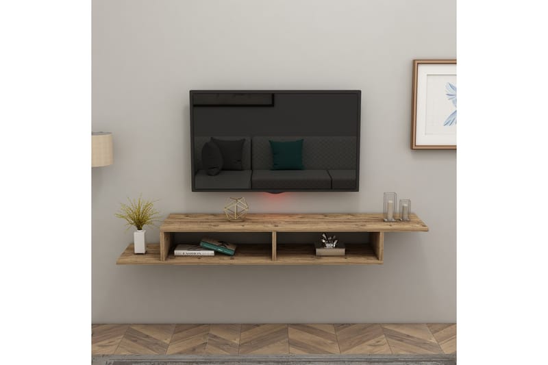 Muson Tv-bänk 120 cm Brun - Möbler - Vardagsrum - Tv-möbler & mediamöbler - Tv-bänkar