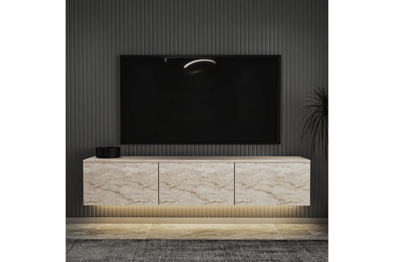 Neon  Tv-bänk 160 cm Beige - Möbler - Vardagsrum - Tv-möbler & mediamöbler - Tv-bänkar