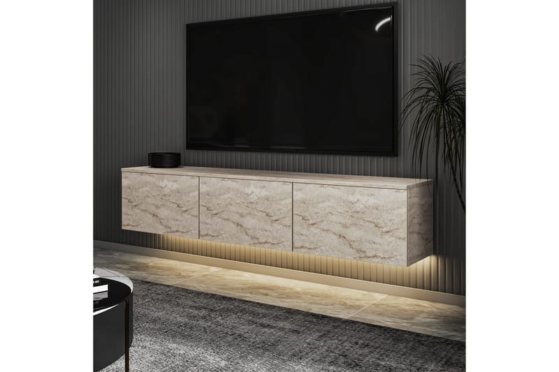 Neon  Tv-bänk 160 cm Beige - Möbler - Vardagsrum - Tv-möbler & mediamöbler - Tv-bänkar