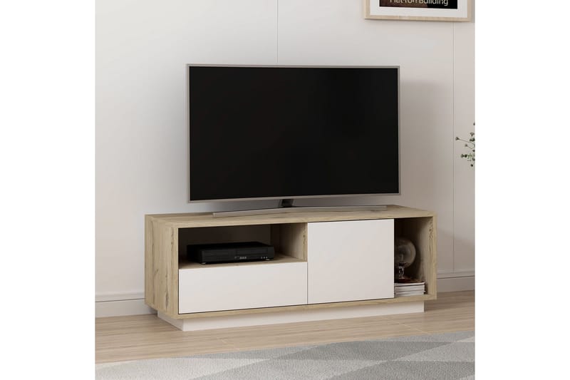 NEVING Tv-bänk 120 cm Vit - Möbler - Vardagsrum - Tv-möbler & mediamöbler - Tv-bänkar