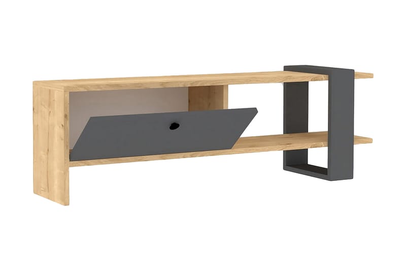 AGATEA Tv-bänk 120x36,8 cm Antracit - Möbler - Vardagsrum - Tv-möbler & mediamöbler - Tv-bänkar