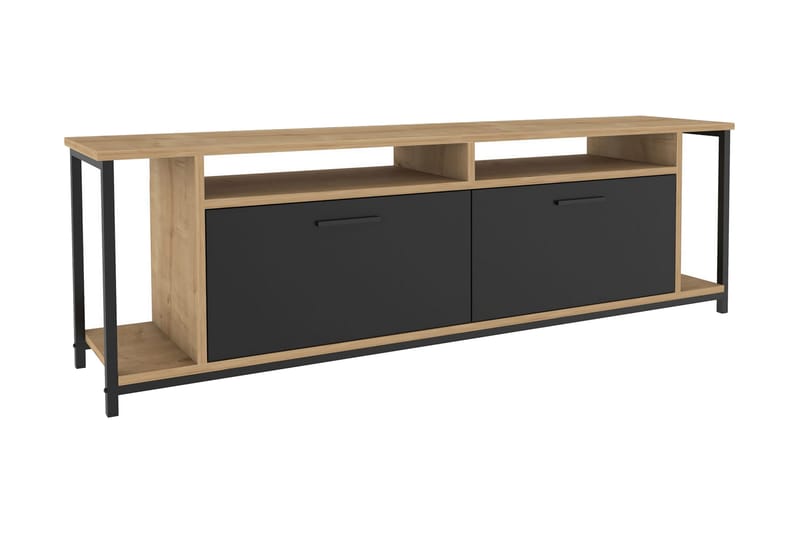 AGATEA Tv-bänk 160x50,8 cm Brun - Möbler - Vardagsrum - Tv-möbler & mediamöbler - Tv-bänkar