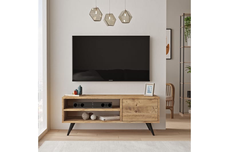 ALIRA Tv-bänk 110 cm Natur - Möbler - Vardagsrum - Tv-möbler & mediamöbler - Tv-bänkar