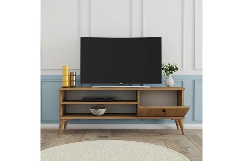 CRATTER Tv-bänk 120 cm Natur - Möbler - Vardagsrum - Tv-möbler & mediamöbler - Tv-bänkar