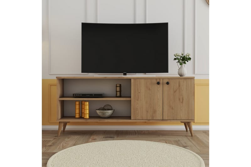 DRAGEN Tv-bänk 138 cm Natur - Tv-bänkar