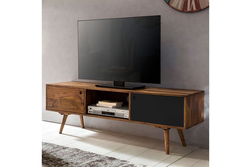 FONTENELLE TV-Bänk 140 cm Brun - Möbler - Vardagsrum - Tv-möbler & mediamöbler - Tv-bänkar